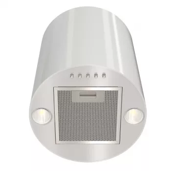 Õhupuhasti MAAN Elba Mini WPB 431 — valge, teraskorpus, elektrooniline juhtimine, 120–300 m³/h, ø310 mm, kõrgus 400 mm