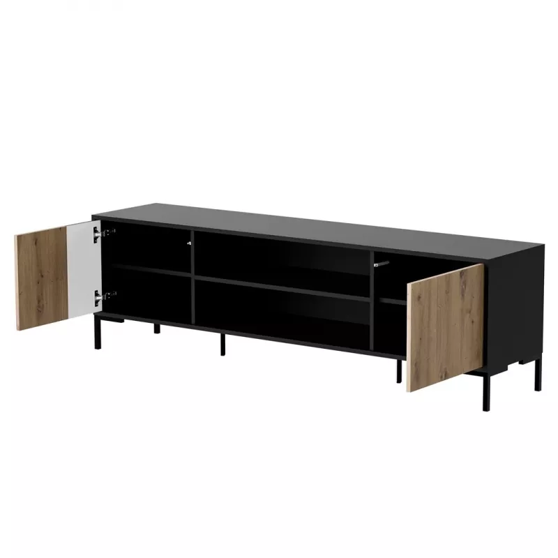 Cama RTV-kapp MERCI RTV-kapp 180 x 40 x 53.5 cm must/tamm artisan