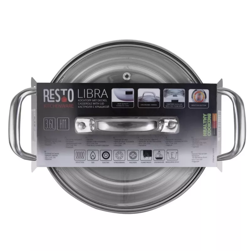 Resto Kitchenware Libra 3.6 L ümmargune roostevaba teras