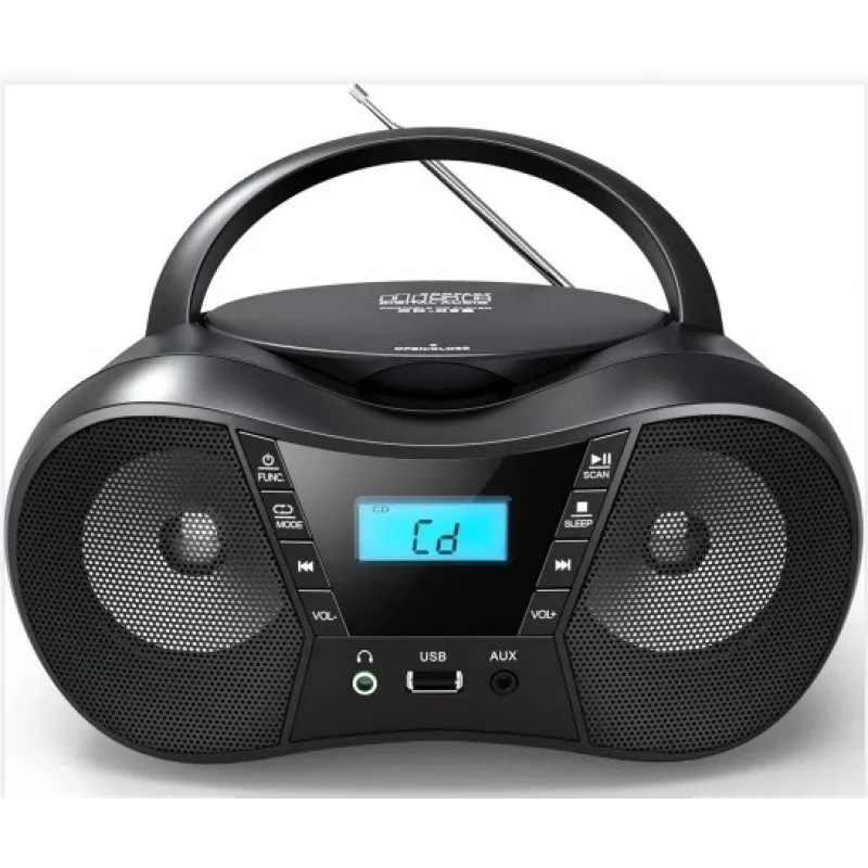 Raadiomängija CD LILA2 USB/BT must