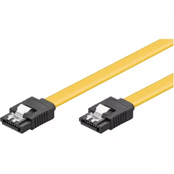 Goobay 95021 S-ATA andmekaabel HDD SDD jaoks 6 Gbit/s SATA L-tüüpi isane SATA L-tüüpi isasele pikkus 50 cm sirge pistik