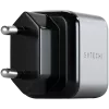 Mobiilseadme laadija Satechi ST-UC30WCM-EU — Universaalne siseruumides kasutatav vahelduvvoolulaadija 1× USB-C, must/hõbedane
