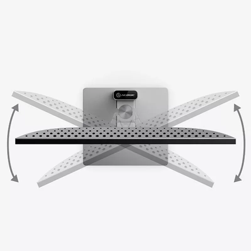ALOGIC Clarity 27F34KCPD - LED-kuvar - 68,6 cm (27) - 3840 x 2160 4K @ 60 Hz - IPS - 400 cd/m² - 1000:1 - HDR600 - 2xHDMI, DisplayPort, USB-C - Kõlar - Must ja hõbedane