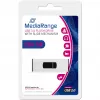MediaRange - USB-mälupulk - 256 GB - USB3.0 - must, hõbedane (MR919)
