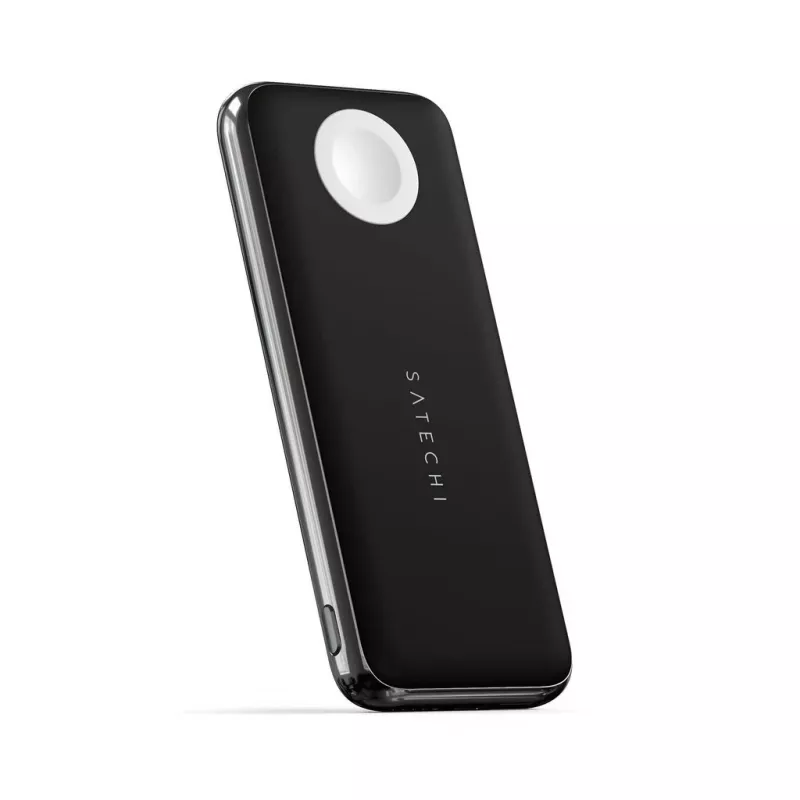 Satechi Quatro juhtmevaba akupank ST-UC10WPBM, 10000 mAh, must