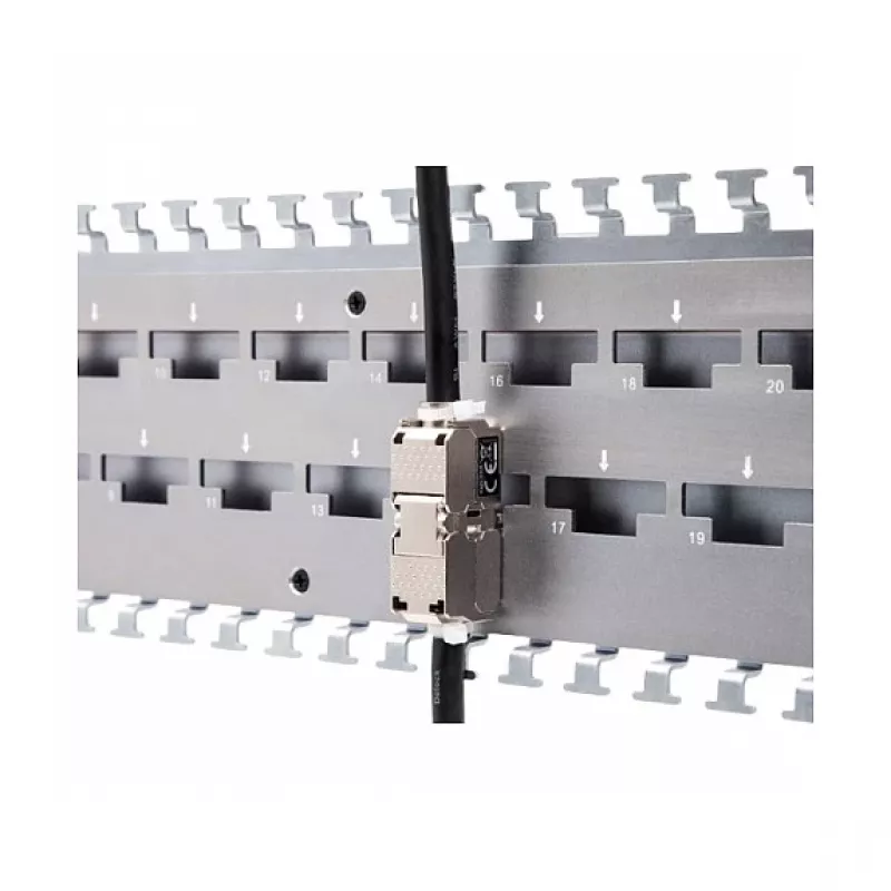 Võrgukaabli ühenduspistmik DeLOCK 88198 LSA-LSA Cat.6A STP 31,6 mm roostevaba teras