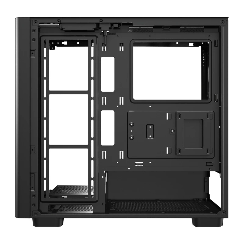 Arvutikorpus DarkFlash DS900G (must) — mid-tower ATX ühilduv, karastatud klaasist külgpaneel
