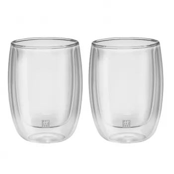 Borosilikaatklaasist kaheseinaline anum ZWILLING 39500-076, 200 ml, läbipaistev, komplektis 2 tk