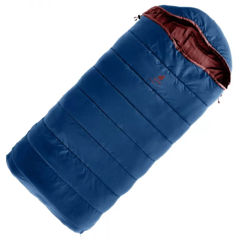 Deuteri laste magamiskott Starlight SQ (130-170 cm) - öösinine/redwood