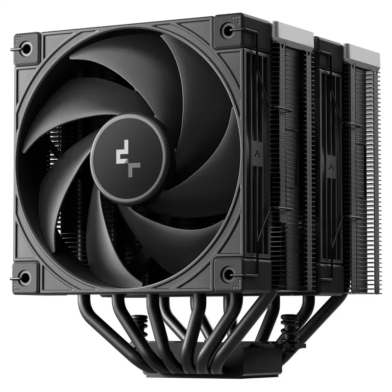 DeepCool AK620 G2 õhkjahuti, 120 mm ventilaator, ühildub LGA1700/1200/115x ja AM4/AM5, must, 144×127×159 mm