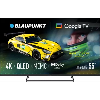 Blaupunkt QLED TV | 55QBG6000S | 55 | Smart TV | Google TV | Must