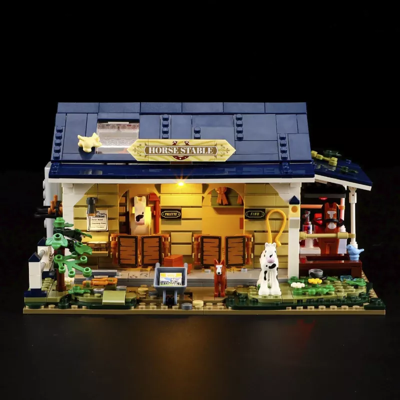Lumibricks Pferdestall, konstruktsioonimänguasi