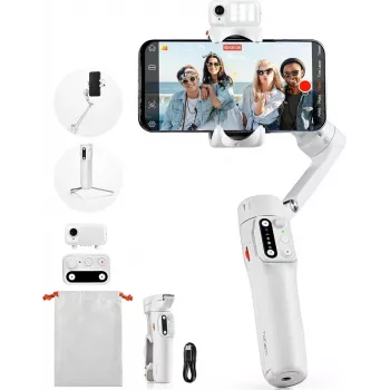 Nutitelefoni gimbal Hohem iSteady V3 AI komplekt — valge, mudel HPG-V3 W
