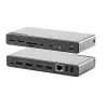 ALOGIC DV4 - dokkimisjaam - sülearvutile - USB-C / USB-A - 3 x HDMI, DP - 1GbE (DUCDV4)