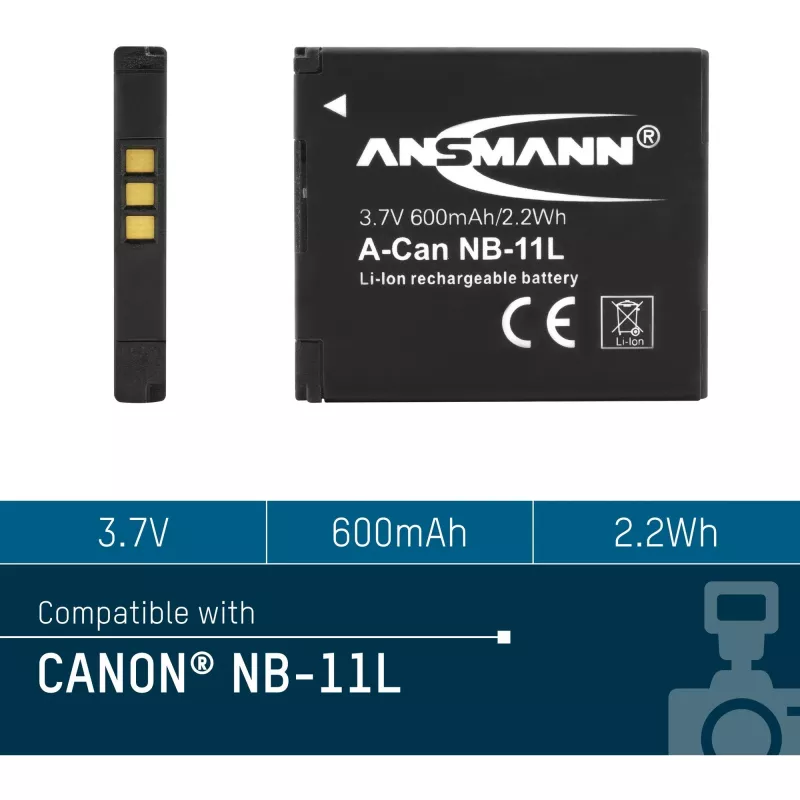 Aku Ansmann A-Can NB-11L Liitium-ioon 600 mAh