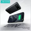 Kaasaskantav akupank usams PB80 10000mAh 20W PD valge