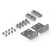 Kinnituskomplekt Ubiquiti UACC-Rack-Ear-1U Hall Tsingitud teras