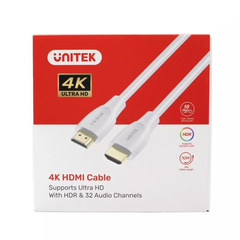 HDMI-kaabel 2.0 4K 60Hz valge; C11090AWH03-3M