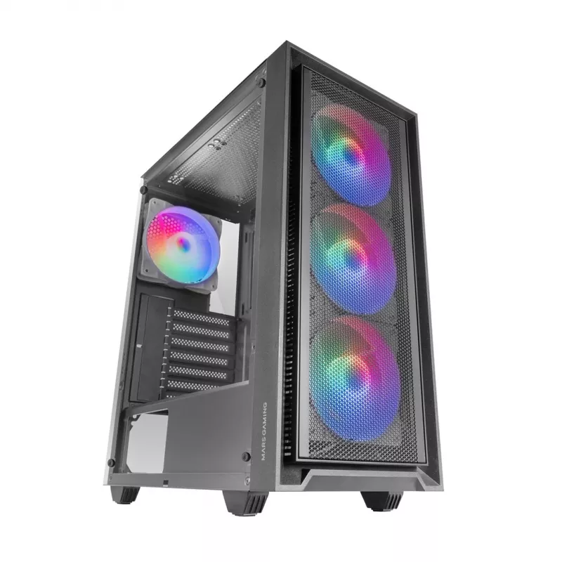 Mars Gaming MC-AIR arvutikorpus Midi Tower Must