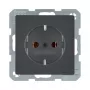 Pistikupesa tüüp F berker 47436086 — 16 A, 250 V, antratsiit, duroplastkorpuses