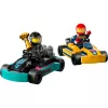 Ehitusmänguasi LEGO 60400 City Go-Karts with Racers – mängukomplekt minifiguuride ja sõidukitega
