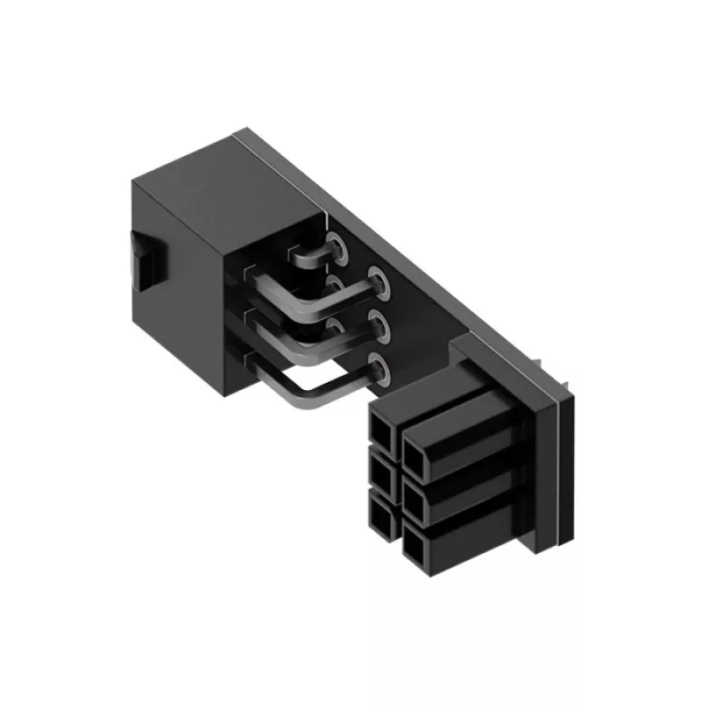 Triton Singularity Shift 6-kontaktiline PCIe 90° adapter — nurga all PCIE toitepistik