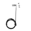 Kaablilukk DICOTA D31717 Must 2 m