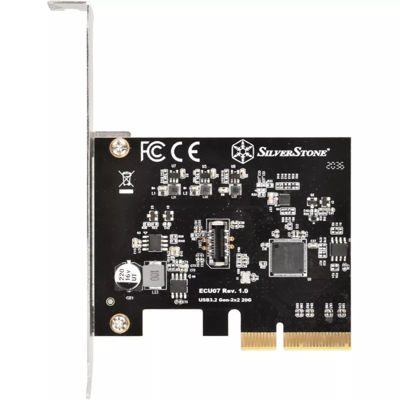 Laienduskaart SILVERSTONE SST-ECU07 USB 3.0 PCIe — PCI Express USB 3.0 adapter