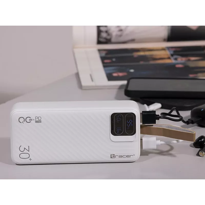 Tracer Blaze 30000 mAh 65 W, Valge
