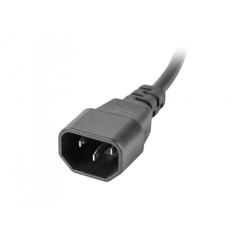 Lanberg PDU-03E-0200-BK toitejaotusseade (PDU) 3 vahelduvvoolu pistikupesa 1U must