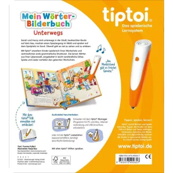 tiptoi Mein Word Picture Book: Unterwegs, õpperaamat