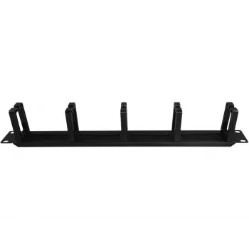 Alantec PK048 1U 19 kaabli korraldaja harjatud läbiviiguga, 5 plastist hoidikut