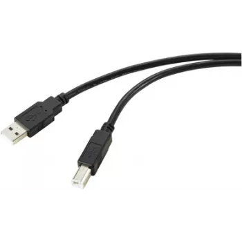Renkforce RF-5770782 USB-kaabel 10 m USB 2.0 USB A USB B Must (RF-5770782)