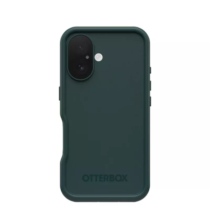OtterBox FRE - veekindel kaitseümbris mobiiltelefonile - ühildub MagSafe'iga - polükarbonaatkiht, termoplastne elastomeer (TPE) - salveiroheline