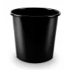 Prügikast Forpus, 11 l, must, plastik