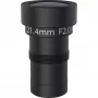 Läätsetarvik AXISe turvakaameratele 03141-001 — fookuskaugus 21,4 mm, horisontaalne vaatenurk 19,9°, must, pakis 4 tk