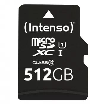 Intenso 512 GB UHS-I microSD CL10 välkmälu