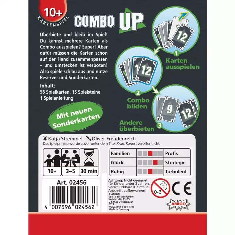 Combo Up, kaardimäng