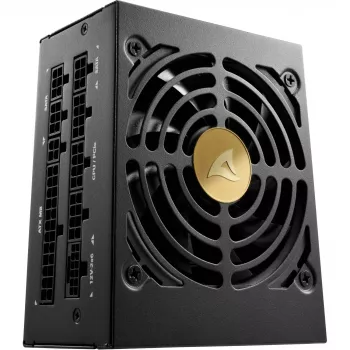 1000W Sharkoon Rebel P20 SFX 1000W (must, 1x 12-pin High Power Connector, 2x PCIe, kaablihaldus, 1000 vatti)