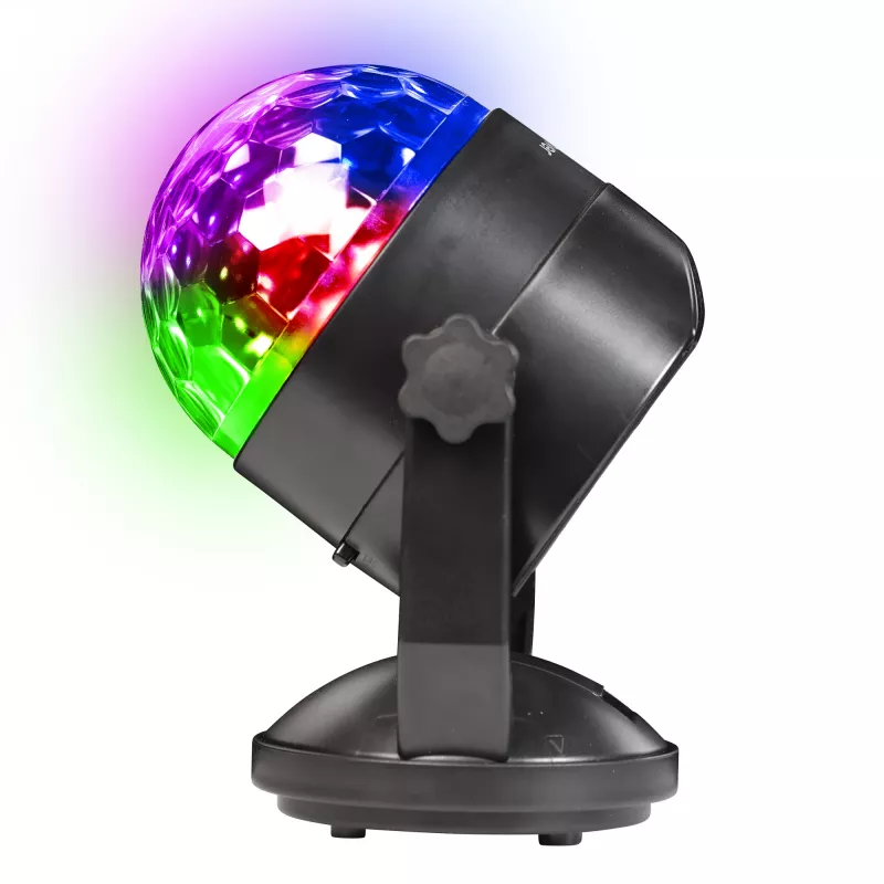 LED-disko valgusefekt DENVER LDB-319 — kompaktne LED-pidutuli, mudel 117220200040