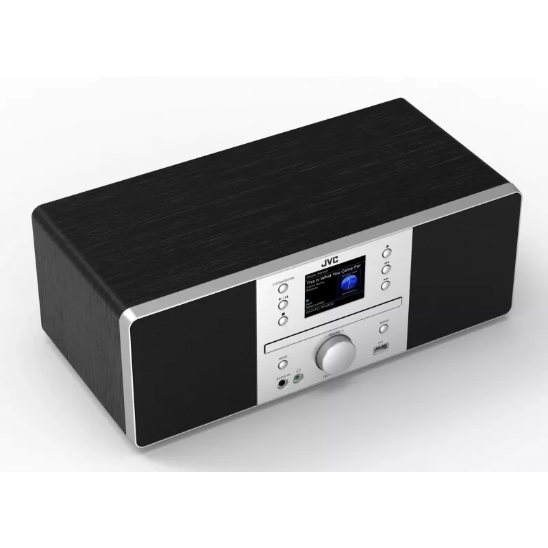 Tornikõlar JVC RD-E874B Bluetooth 20W Must Hõbedane – põrandal seisev helisüsteem