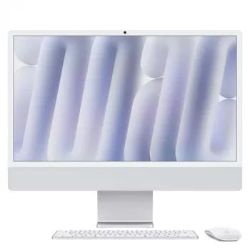 Apple iMac Silver CZ1EH-01100000 - 61cm(24“) M4 10-tuumaline protsessor, 10-tuumaline GPU, 24 GB muutmälu, 512 GB SSD, standardklaas, Magic klaviatuur TID
