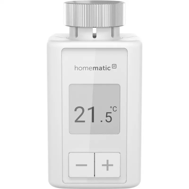 eQ-3 AG Homematic IP HmIP-eTRV-F, digitaalne termostaat, ruum, RF, 869,4 MHz, valge, M30 x 1,5
