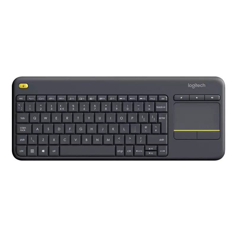Logitech Wireless Touch Keyboard K400 Plus Mini QWERTZ Must
