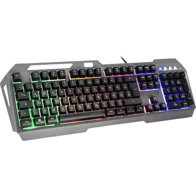 Speedlink Gaming klaviatuur LUNERA. Metal Rainbow. Must retail