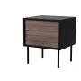 Öökapp, 2 tk CORTINA 45x40x51 must/pähkel