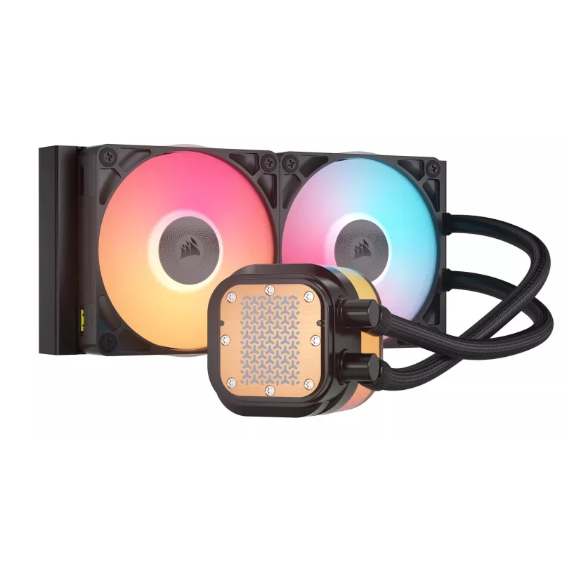 Õhkjahuti Corsair iCUE LINK TITAN 240 RX LCD 12 cm must 300–2100 RPM
