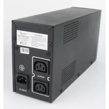 Gembird UPS-PC-652A katkematu toiteallikas (UPS) Line-Interactive 0.65 kVA 390 W 3 AC-pistikupesa
