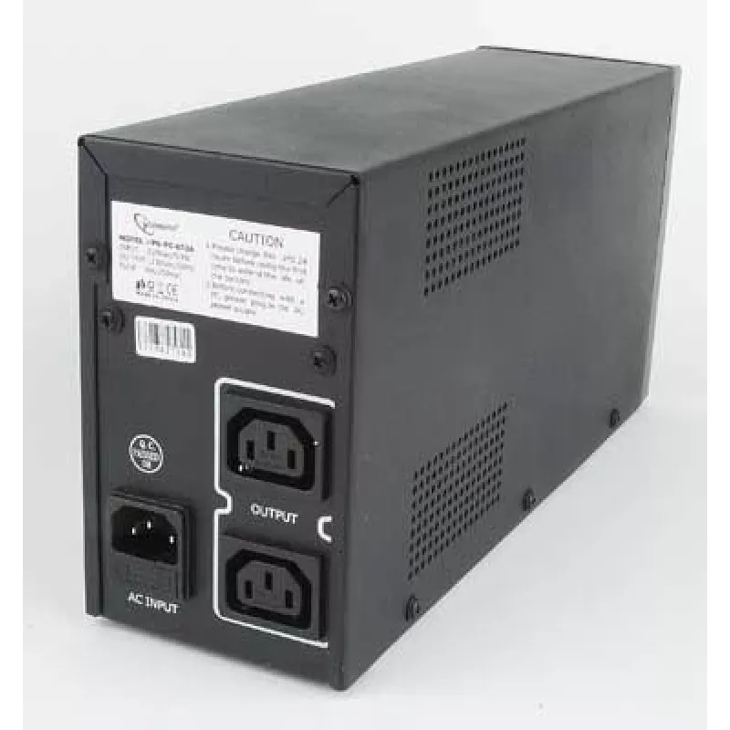 Gembird UPS-PC-652A katkematu toiteallikas (UPS) Line-Interactive 0.65 kVA 390 W 3 AC-pistikupesa