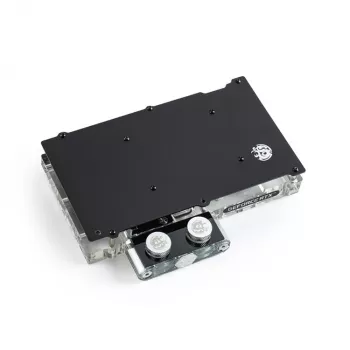 Vesiblokk BitsPower Classic VGA BP-VG3070FE — 125×171,4×28,4 mm, 3‑kontaktiline RGB, must/hõbedane/läbipaistev